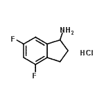 CAS#: 148960-40-1, 4,6-Difluoro-1-Indanamine Hydrochloride (1:1)