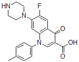 CAS#: 149092-00-2, 6-Fluoro-1-(4-Methylphenyl)-4-Oxo-7-Piperazin-1-Ylquinoline-3-Carboxylic Acid