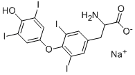 CAS 登录号：1491-91-4， DL-左甲状腺素钠盐