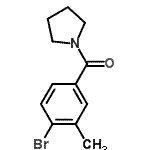 CAS#: 149105-15-7, (4-Bromo-3-Methylphenyl)(1-Pyrrolidinyl)Methanone