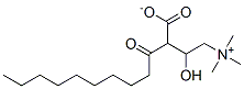 CAS 登录号：1492-27-9， 2-(1-羟基-2-三甲基铵基乙基)-3-氧代月桂酸酯