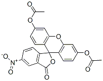CAS 登录号：14926-29-5， 5-硝基荧光素二乙酸酯