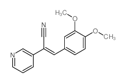 CAS 登录号：149286-90-8， (Z)-3-(3,4-二甲氧基苯基)-2-吡啶-3-基丙-2-烯腈