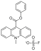 CAS 登录号：149300-54-9， 10-甲基-9-(苯氧羰基)吖啶鎓氟磺酸盐