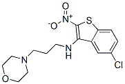 CAS#: 149338-22-7, 5-Chloro-N-(3-Morpholin-4-Ylpropyl)-2-Nitro-1-Benzothiophen-3-Amine