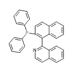 CAS 登录号：149341-33-3， 1-[2-(二苯基膦基)-1-萘基]异喹啉