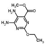 CAS 登录号：149352-47-6， 甲基5,6-二氨基-2-乙氧基-4-嘧啶羧酸酯