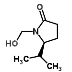 CAS 登录号：149495-13-6， (5S)-1-(羟基甲基)-5-异丙基-2-吡咯烷酮