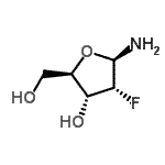 CAS#: 149624-24-8, 2-Deoxy-2-Fluoro-beta-D-Ribofuranosylamine