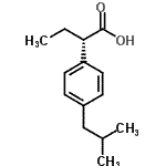CAS 登录号：149646-92-4， (2S)-2-(4-异丁基苯基)丁酸