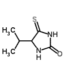 CAS 登录号：149697-14-3， 4-异丙基-5-硫代-2-咪唑烷酮