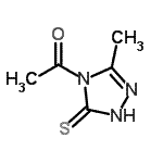CAS#: 149747-26-2, 1-(3-Methyl-5-Thioxo-1,5-Dihydro-4H-1,2,4-Triazol-4-Yl)Ethanone
