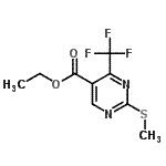 CAS#: 149771-12-0, Ethyl 2-(Methylsulfanyl)-4-(Trifluoromethyl)-5-Pyrimidinecarboxylate