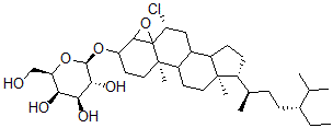 CAS#: 149864-63-1, (3beta,4beta,5beta,6alpha)-6-Chloro-4,5-Epoxystigmastan-3-Yl beta-D-Glucopyranoside