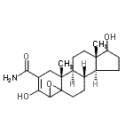 CAS#: 149950-19-6, 3,17-Dihydroxy-4,5-Epoxyandrost-2-Ene-2-Carboxamide