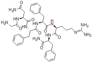 CAS 登录号：149997-79-5， 甘氨酰-L-天冬氨酰胺酰-L-苯丙氨酰-L-苯丙氨酰-L-精氨酰-L-苯丙氨酰胺