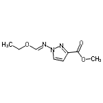 CAS#: 150017-62-2, Methyl 1-[(E)-(Ethoxymethylene)Amino]-1H-Pyrazole-3-Carboxylate