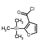 CAS#: 150108-58-0, 2-(Trimethylsilyl)-3-Furoyl Chloride
