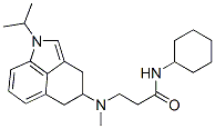 CAS#: 150403-75-1, 4-((2-(Cyclohexylcarbamoyl)Ethyl)Methylamino)-1-Isopropyl-1,3,4,5-Tetrahydrobenz(cd)Indole