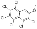 CAS#: 1506-15-6, 1,2,3,4,5,6-hexachloro-7-methoxy-naphthalene