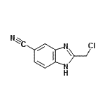 CAS#: 150613-50-6, 2-(Chloromethyl)-1H-Benzimidazole-5-Carbonitrile