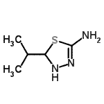 CAS#: 150744-05-1, 5-Isopropyl-4,5-Dihydro-1,3,4-Thiadiazol-2-Amine
