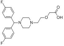 CAS#: 150756-35-7, 2-[2-[4-[Bis(4-Fluorophenyl)Methyl]Piperazin-1-Yl]Ethoxy]Acetic Acid