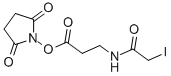 CAS#: 150807-29-7, N-[3-[(2,5-Dioxo-1-Pyrrolidinyl)Oxy]-3-Oxopropyl]-2-Iodo-Acetamide