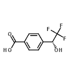 CAS 登录号：150821-42-4， 4-[(1R)-2,2,2-三氟-1-羟基乙基]苯甲酸