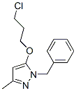 CAS 登录号：15083-40-6， 1-苄基-5-(3-氯丙氧基)-3-甲基-1H-吡唑