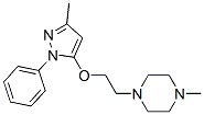 CAS#: 15083-52-0, 1-Methyl-4-[2-[(3-Methyl-1-Phenyl-1H-Pyrazol-5-Yl)Oxy]Ethyl]Piperazine