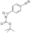CAS 登录号:150884-56-3, 叔丁基(3S)-3-(4-氰基苯基)氧杂吖丙啶-2-羧酸酯