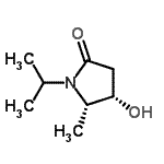 CAS 登录号：150884-80-3， (4S,5S)-4-羟基-1-异丙基-5-甲基-2-吡咯烷酮