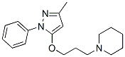 CAS 登录号：15089-61-9， 1-[3-[(3-甲基-1-苯基-1H-吡唑-5-基)氧基]丙基]哌啶