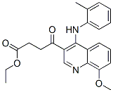 CAS#: 150907-43-0, Ethyl 4-[8-Methoxy-4-[(2-Methylphenyl)Amino]Quinolin-3-Yl]-4-Oxobutanoate