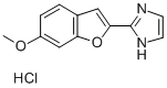 CAS 登录号：150985-46-9， 2-(6-甲氧基-1-苯并呋喃-2-基)-1H-咪唑盐酸盐