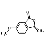 CAS 登录号：150986-77-9， 6-甲氧基-3-亚甲基-2-苯并呋喃-1(3H)-酮