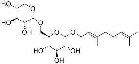 CAS#: 150995-11-2, (2R,3R,4S,5S,6R)-2-[(2E)-3,7-Dimethylocta-2,6-Dienoxy]-6-[[(2S,3R,4S,5R)-3,4,5-Trihydroxyoxan-2-Yl]Oxymethyl]Oxane-3,4,5-Triol