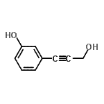 CAS 登录号：151057-25-9， 3-(3-羟基-1-丙炔-1-基)苯酚
