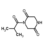 CAS 登录号：151079-68-4， 1-异丁酰基-2,5-哌嗪二酮