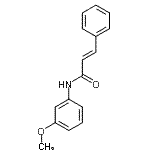 CAS#: 15116-41-3, (2E)-N-(3-Methoxyphenyl)-3-Phenylacrylamide