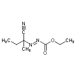 CAS#: 151169-64-1, Ethyl (E)-(2-cyano-2-butanyl)diazenecarboxylate