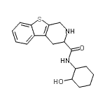 CAS#: 151227-26-8, N-(2-Hydroxycyclohexyl)-1,2,3,4-Tetrahydro[1]Benzothieno[2,3-c]Pyridine-3-Carboxamide