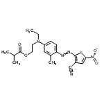 CAS#: 151285-26-6, 2-[{4-[(3-Cyano-5-Nitro-2-Thienyl)Diazenyl]-3-Methylphenyl}(Ethyl)Amino]Ethyl 2-Methylpropanoate