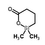CAS#: 15129-96-1, 2,2-Dimethyl-1,2-oxasilinan-6-one