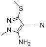 CAS#: 151291-04-2, 5-Amino-1-Methyl-3-Methylsulfanyl-1H-Pyrazole-4-Carbonitrile
