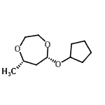 CAS#: 151294-17-6, (5R,7S)-5-(Cyclopentyloxy)-7-Methyl-1,4-Dioxepane