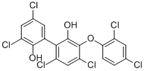 CAS 登录号：151487-20-6， 3,5-二氯-2-(3,5-二氯-2-羟基苯基)-6-(2,4-二氯苯氧基)苯酚
