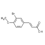 CAS#: 151539-49-0, (2E)-3-(3-Bromo-4-Methoxyphenyl)Acrylic Acid