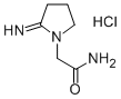 CAS 登录号：151602-33-4， 2-(2-亚氨基吡咯烷-1-基)乙酰胺盐酸盐